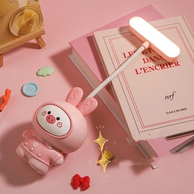 2-in-1 Table Lamp LED Reading Lamp