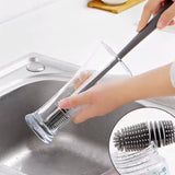 Silicone Scrubber Cup & Bottle Cleaning Brush