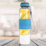 304 Stainless Steel Empty Cup Transparent Glass Sports Water Bottle