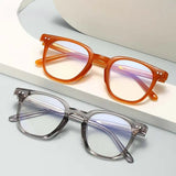 Retro Anti-blue Light Transparent Glasses