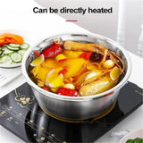 Stainless steel 3 in 1 vegetable cutter & drain basket