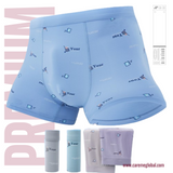 Ice Silk Printed Seamless Antibacterial Underwear (3 Pcs Set)