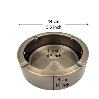 Luxury Antique  Stainless Steel Ashtray