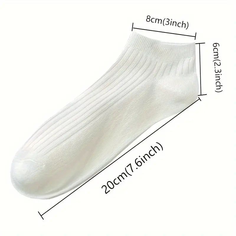 Men's Trendy Style All Seasons Short Socks (Set of 05)