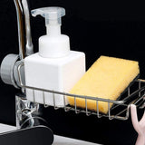 Stainless Steel Kitchen Faucet Soap Sponge Holder