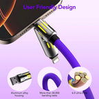 240W 4-in-1 USB-C Fast Charging Cable