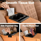 Car Multifunctional Armrest Box With Tissue