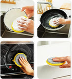 Double Sides Dishwashing Cleaning Sponge (Set of 10pcs)