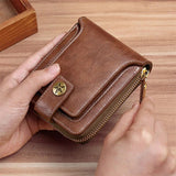 Vintage Style Small PU Leather Men's Wallet