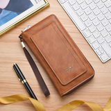 Classic Long Strap Leather Wallet