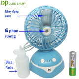 Portable Rechargeable Table Mini Fan With Water Sprayer