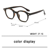 Retro Square Brand Design Anti-Blue Light Glasses