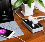 6 USB & 3 Power Socket