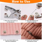 Snap Button Fastener Kit