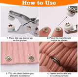 Snap Button Fastener Kit