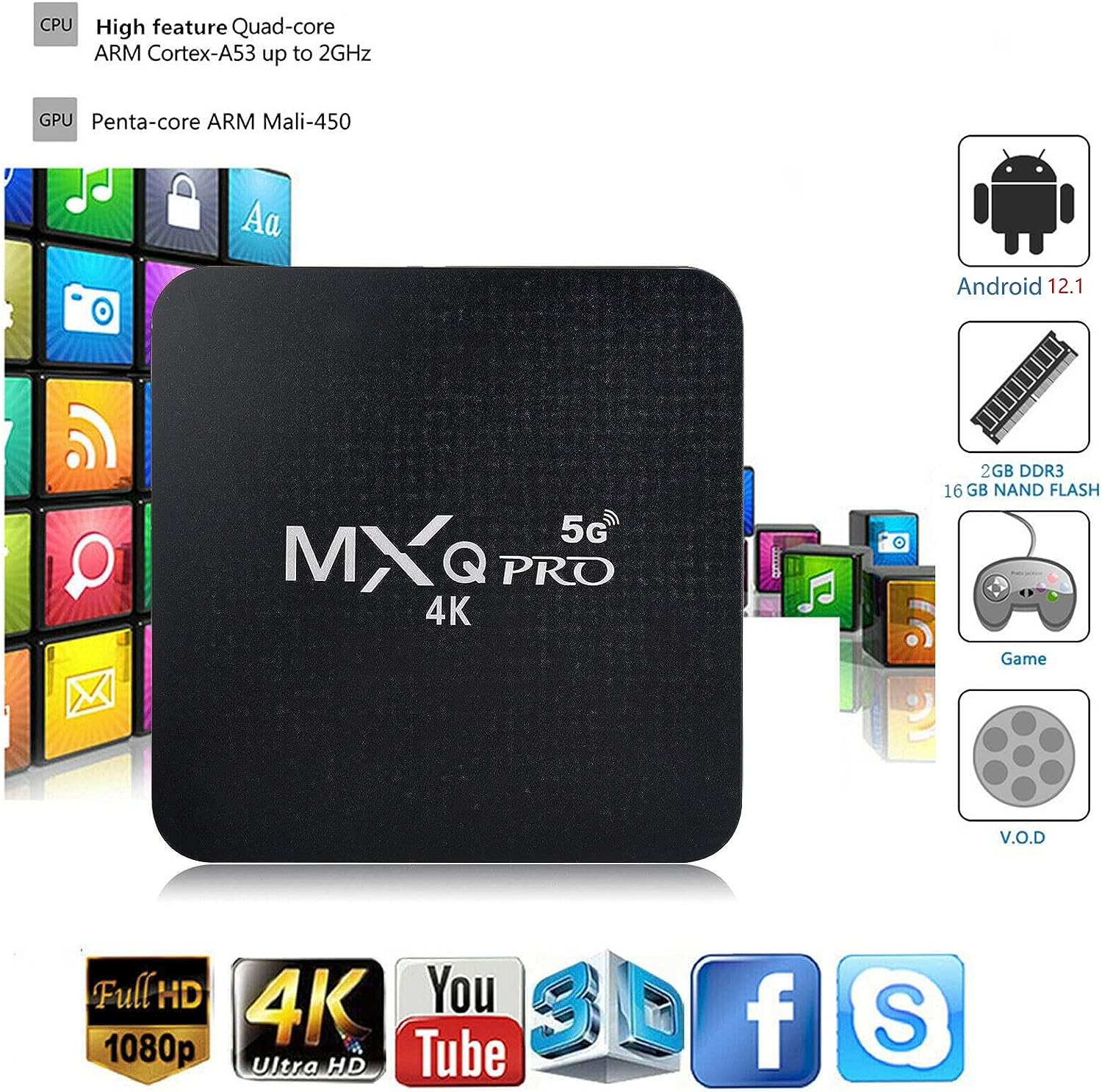 MXQ Pro Android TV BOX
