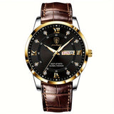 POEDAGAR Men's Business Leisure Quartz Watch