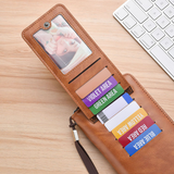 Classic Long Strap Leather Wallet
