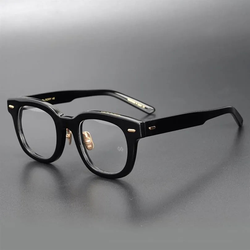 Handcrafted Acetate Retro Modern Optical Glass