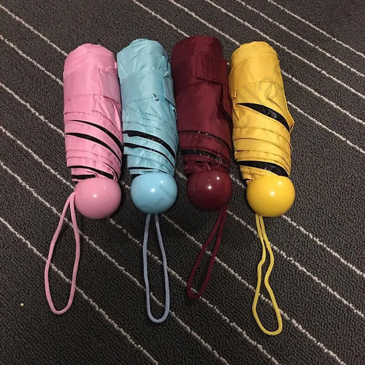 Anti UV Mini Umbrella With Premium Bag