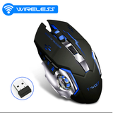 Rechargeable Wireless Gaming Mouse  With RGB Light