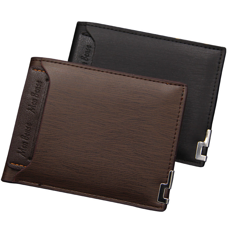 Men's Luxury Vintage PU Leather Short Slim Wallet