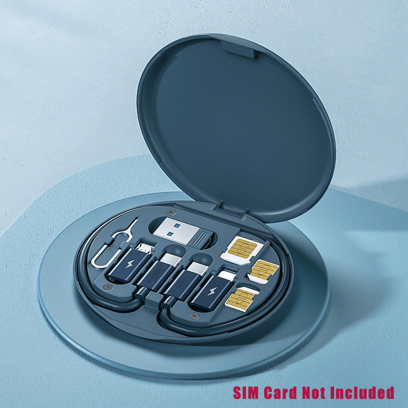 5-in-1 Fast Charging Data Cable Storage Box