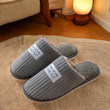 Soft Sole Corduroy Winter House Slippers