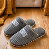 Soft Sole Corduroy Winter House Slippers