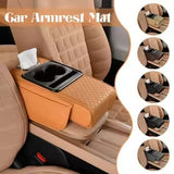 Car Multifunctional Armrest Box With Tissue