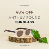 Anti-UV Round Sunglass