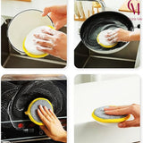 Double Sides Dishwashing Cleaning Sponge (Set of 10pcs)