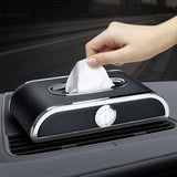 Car creative instrument panel tissue box