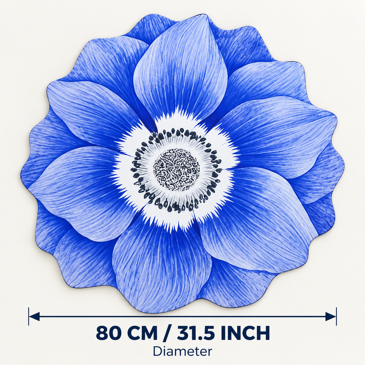 FloraNest Royal Bloom Anti-Slip Mat