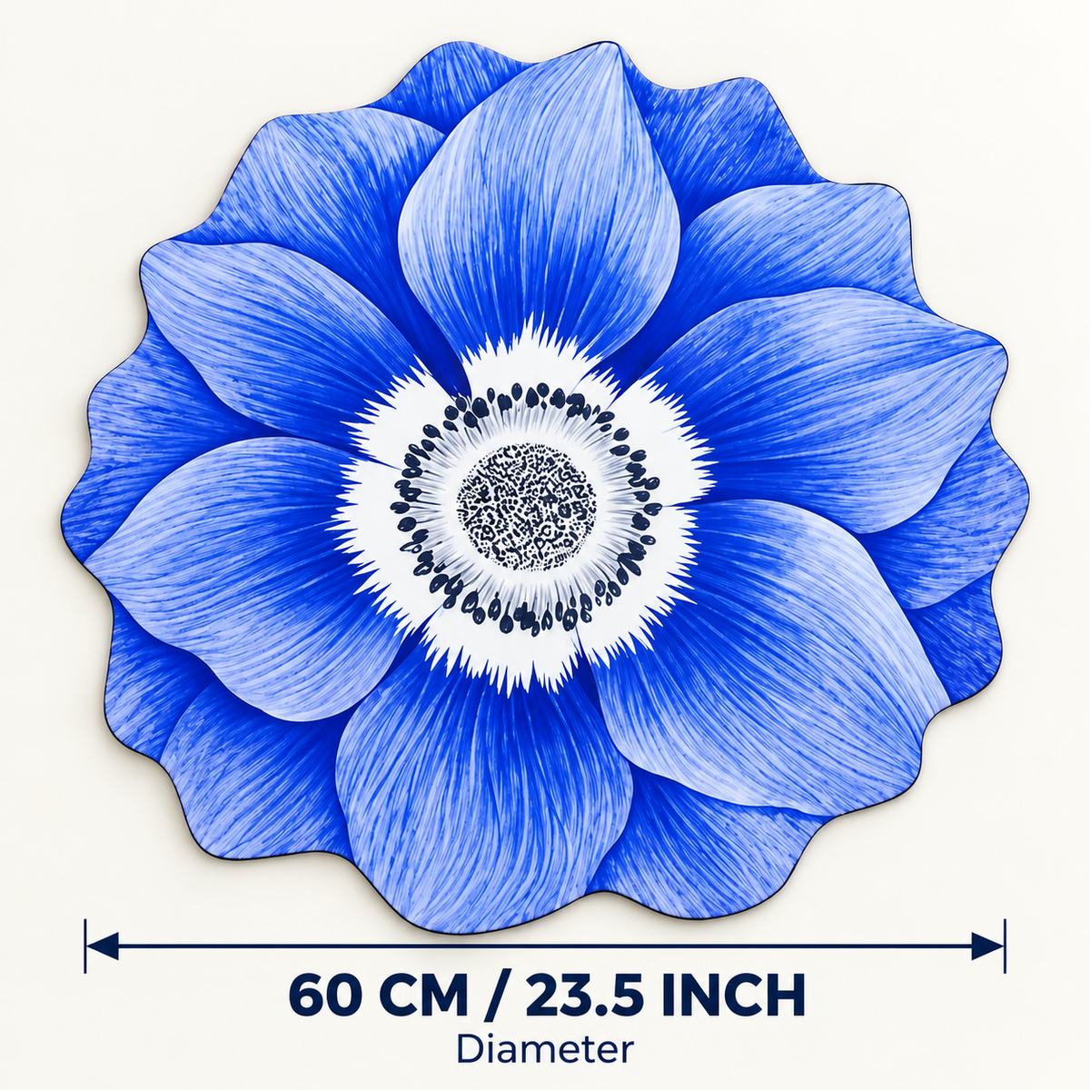 FloraNest Royal Bloom Anti-Slip Mat