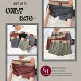 Elegant Texture Ice Silk Underwear Pack ( Set of 04 )