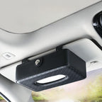 Leather Type Car Sun Visor Tissue Box Holder