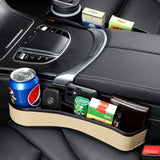 PU Leather Premium Car Seat Gap Organizer