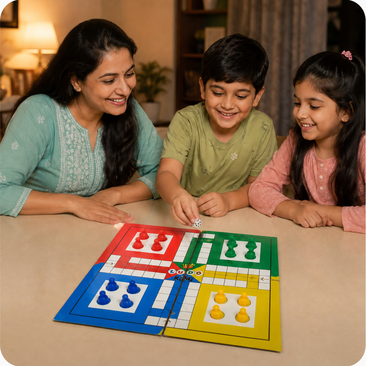 2-in-1 Foldable Chess & Ludo Game Board