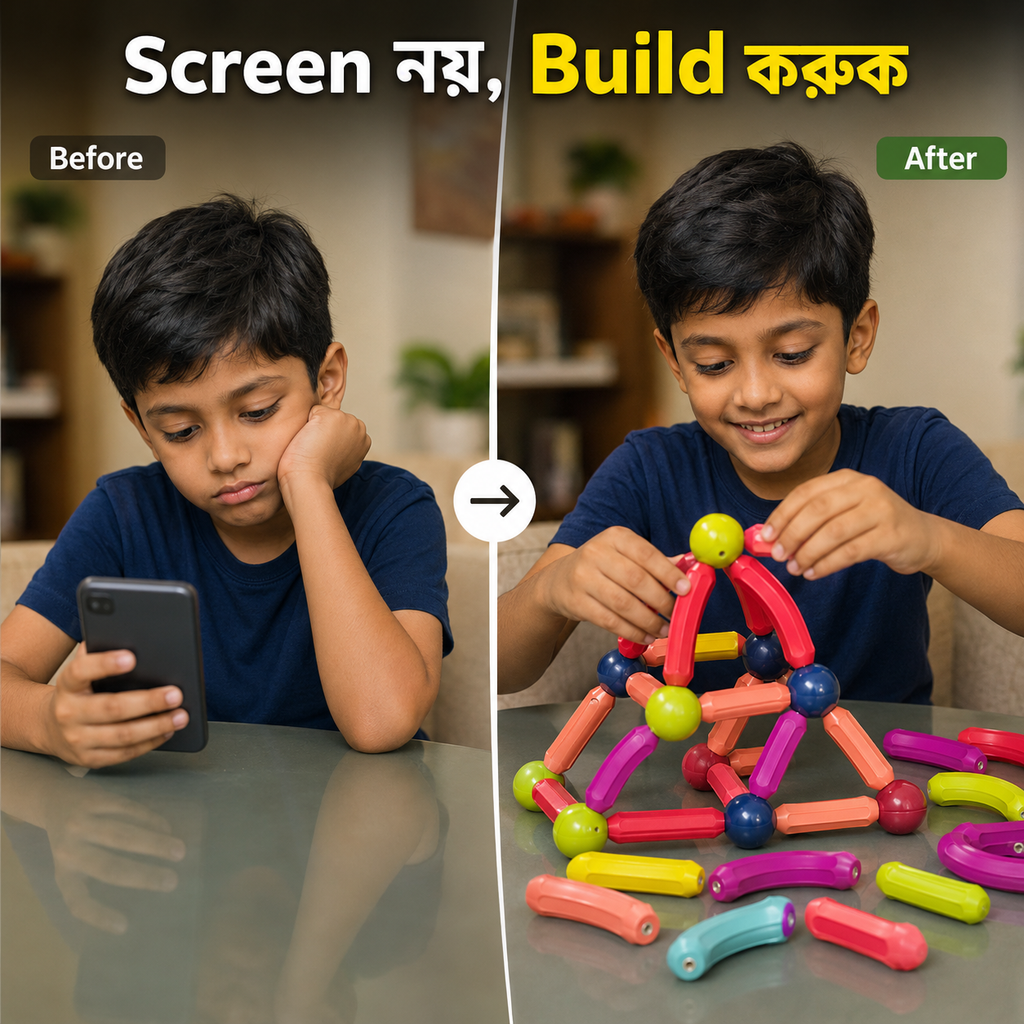 Magnetic Stick STEM Building Toy – 36/42 PCS