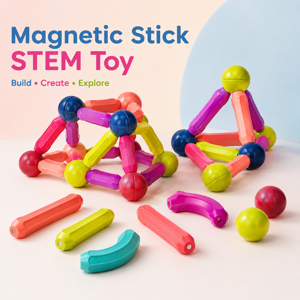 Magnetic Stick STEM Building Toy – 36/42 PCS