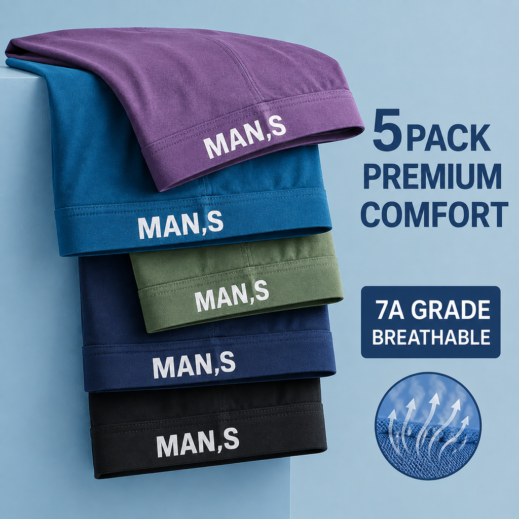 Soft Touch Comfort Boxer Combo (Set of 5)