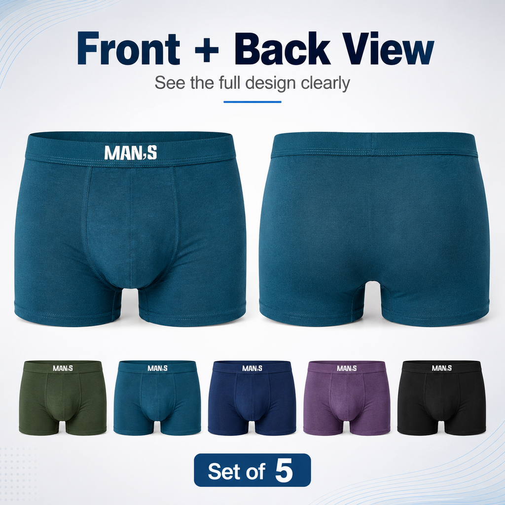 Soft Touch Comfort Boxer Combo (Set of 5)