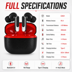 CD021 AirBeat Bluetooth 5.4 Earbuds
