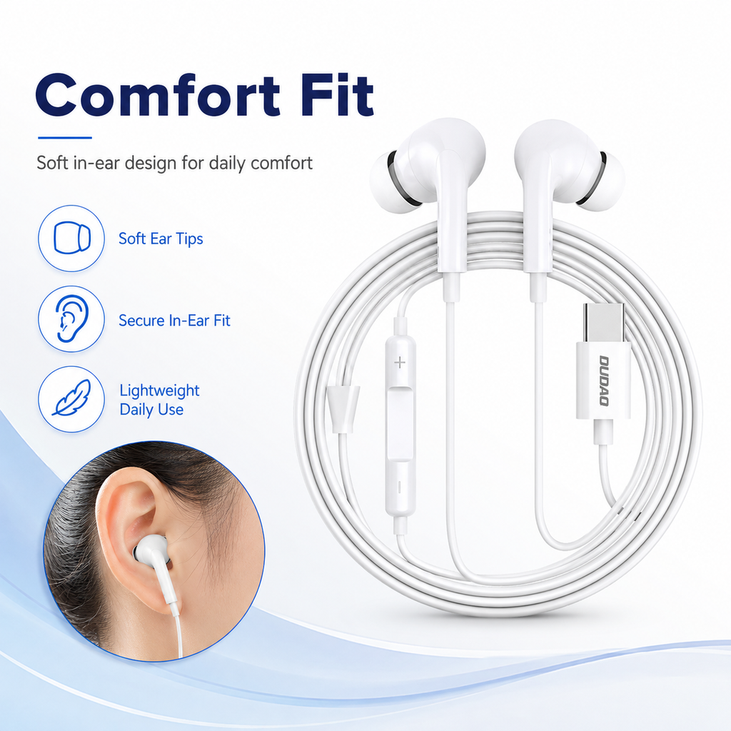 DUDAO Type-C Stereo Headset