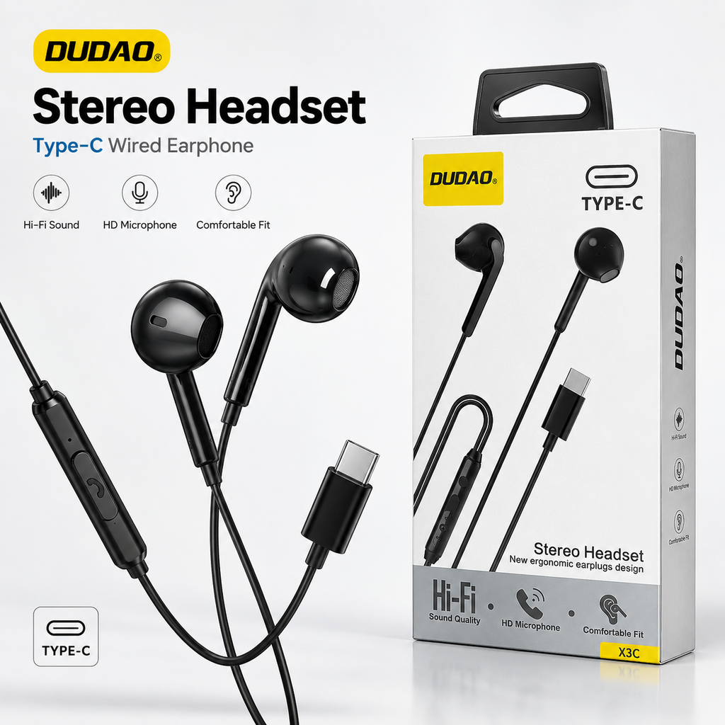 DUDAO Type-C Stereo Headset