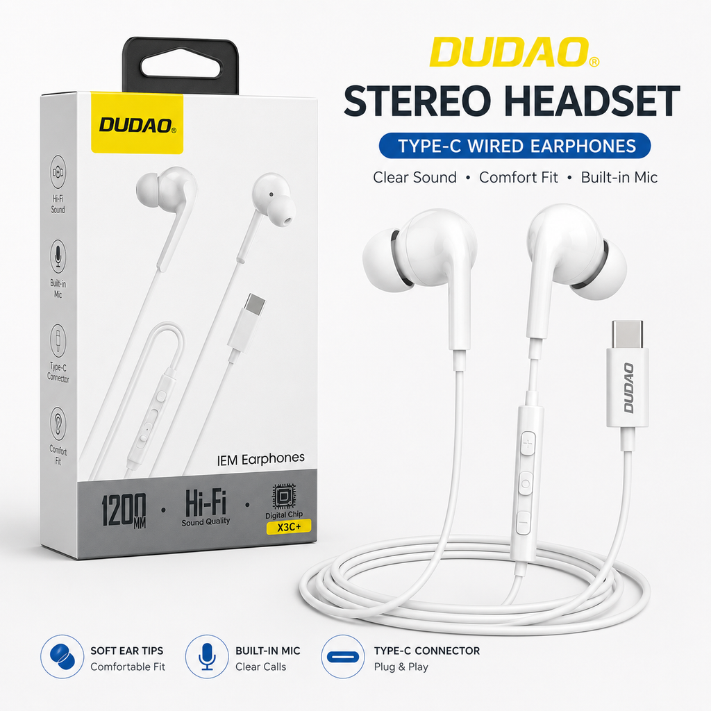 DUDAO Type-C Stereo Headset