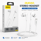 DUDAO Type-C Stereo Headset
