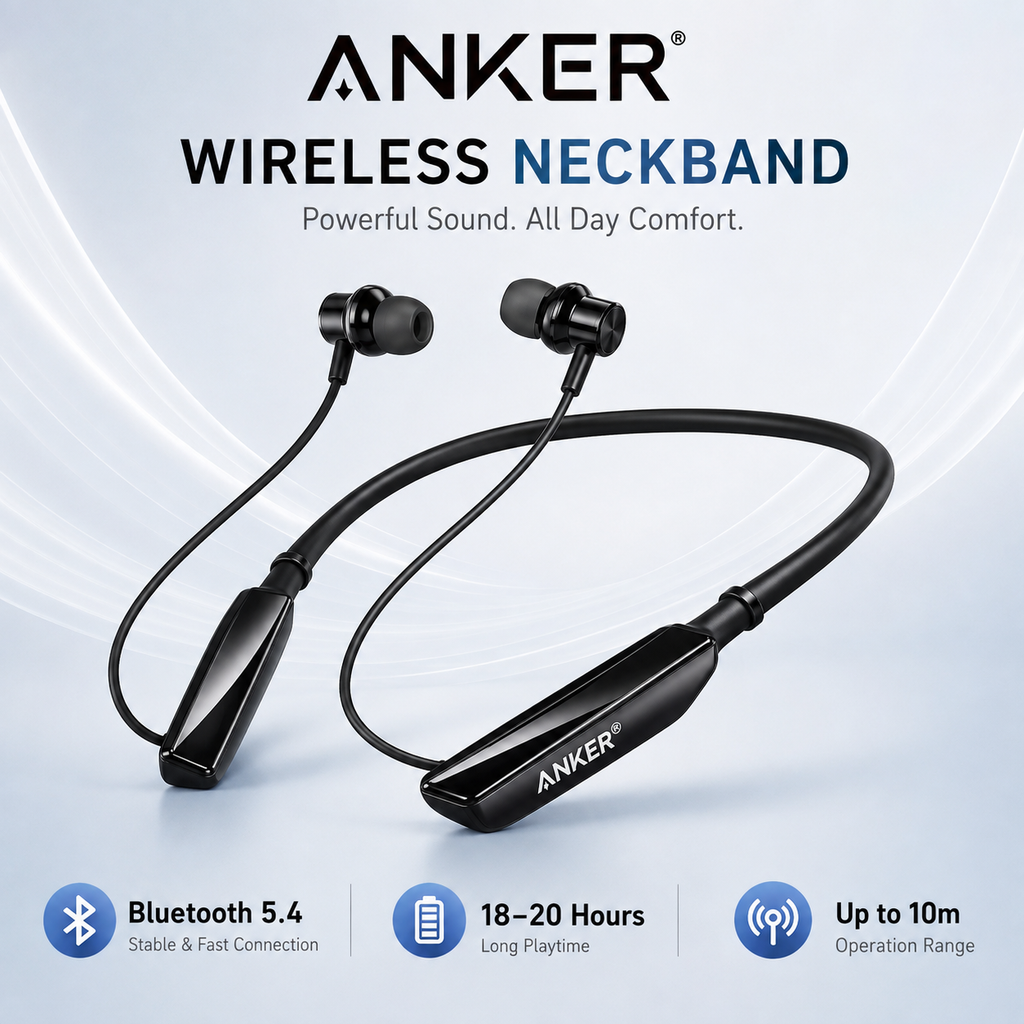 ANKER Snap-Sync Wireless Neckband