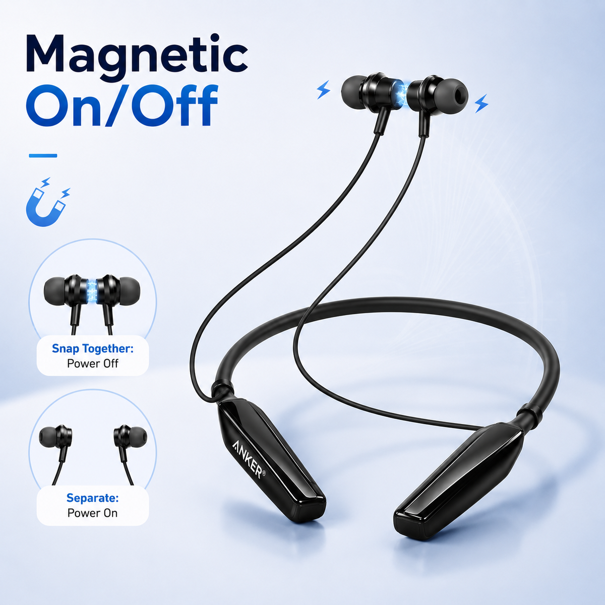 ANKER Snap-Sync Wireless Neckband